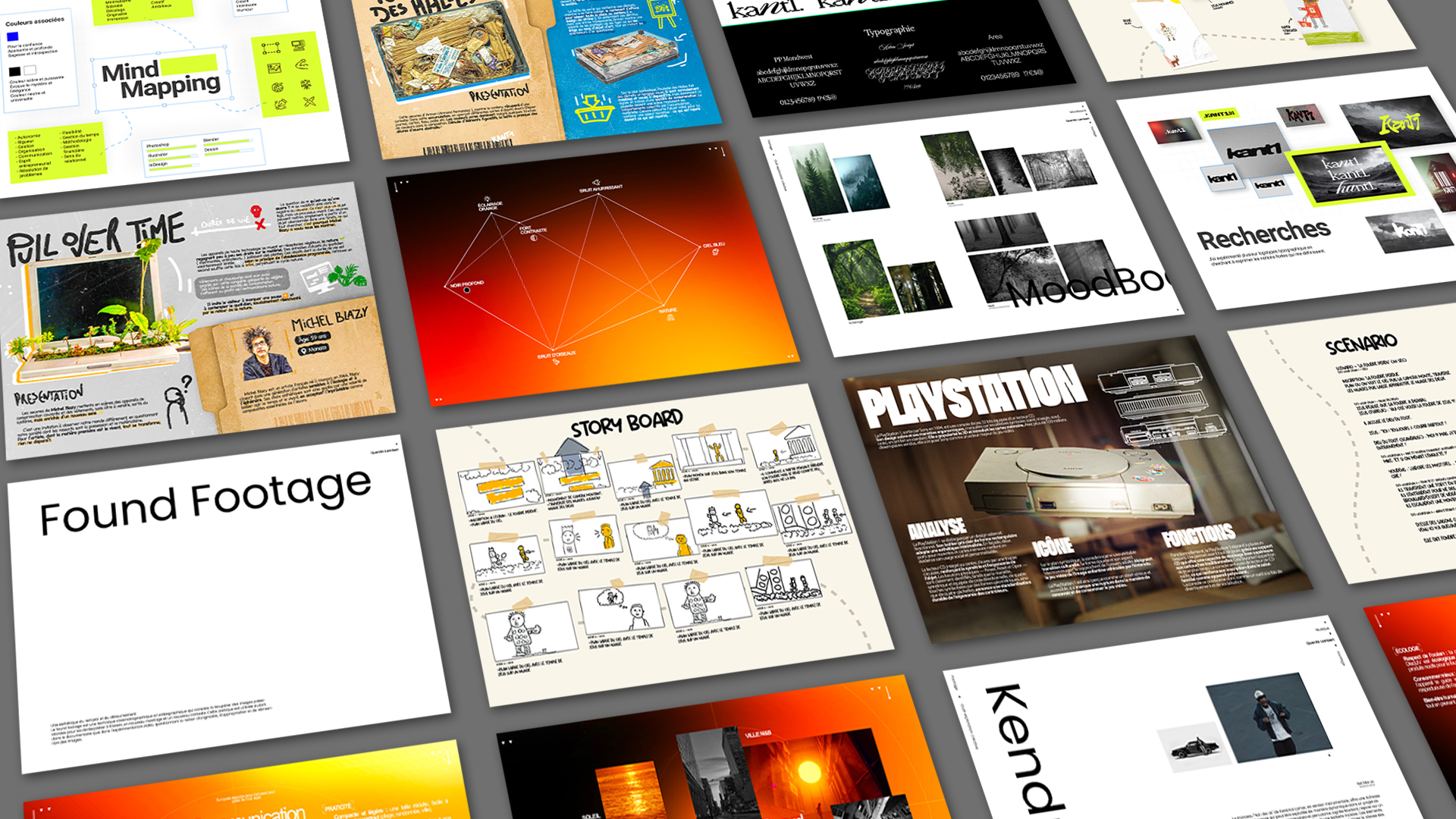 Planches d’études